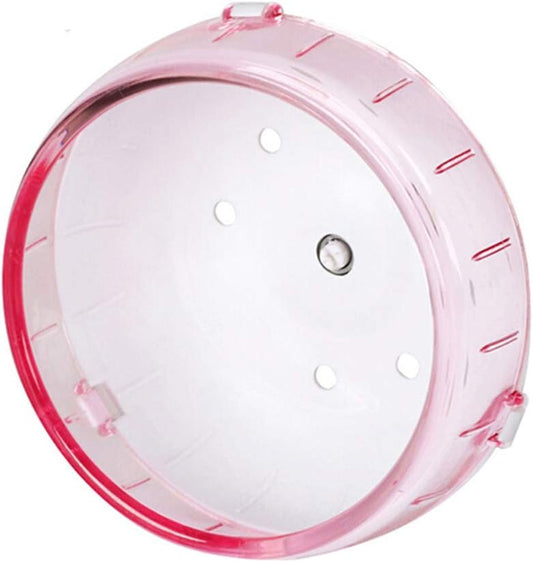 4.7 Inches Small Silent Spinner Exercise Running Wheel for Small Hamsters, Gerbils, or Mice (Pink Running Wheel)